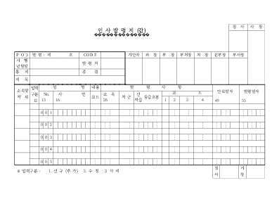 인사발령지